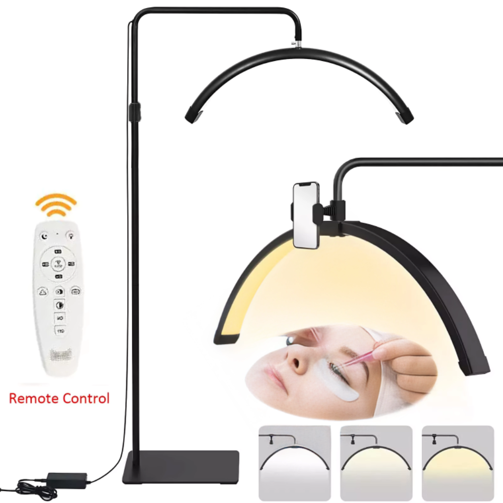 LED Half Moon Light Stand