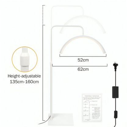 LED Half Moon Light Stand